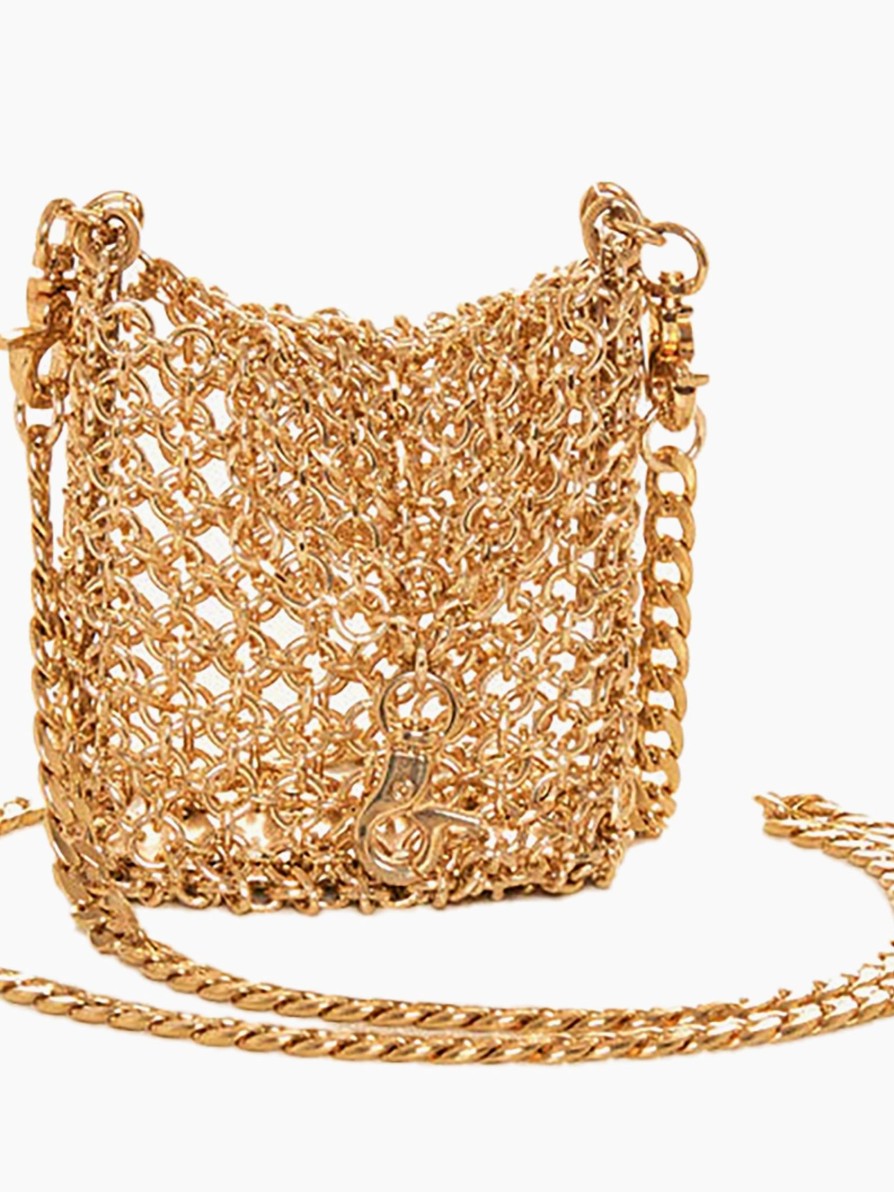 Bags & Accessories SILVIA GNECCHI | Silvia Gnecchi Portasigarette Bag Gold