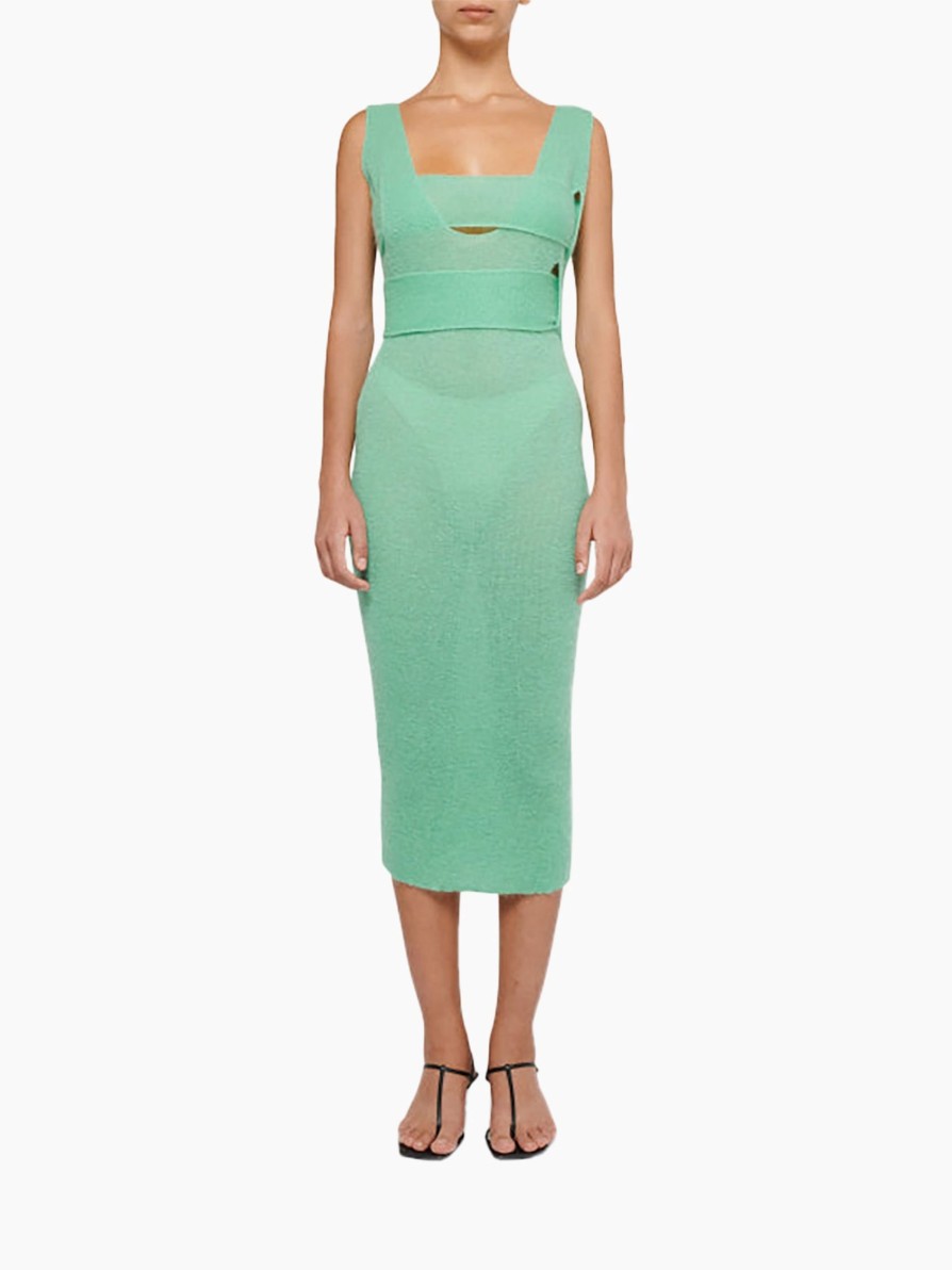 Dresses BOYAROVSKAYA | Boyarovskaya Knitted Dress Green