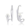 Costume Jewelry HERADI | Heradi Wave 054 Earrings Silver