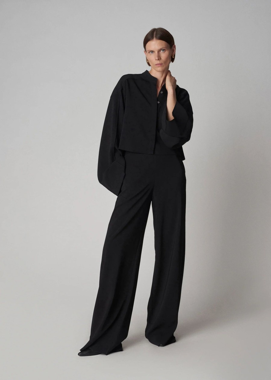 Bottoms CO | Co Palazzo Pant In Stretch Viscose