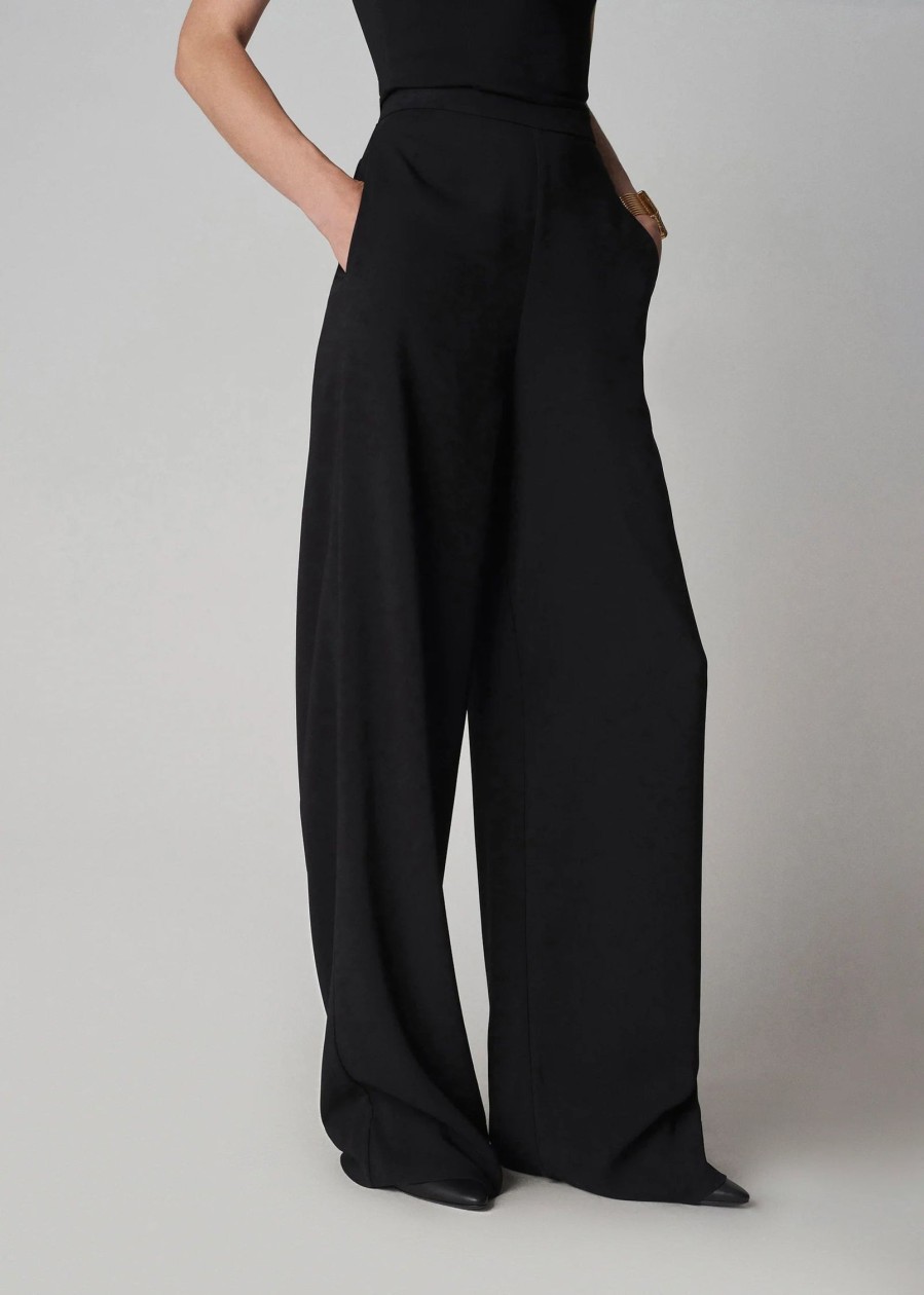 Bottoms CO | Co Palazzo Pant In Stretch Viscose