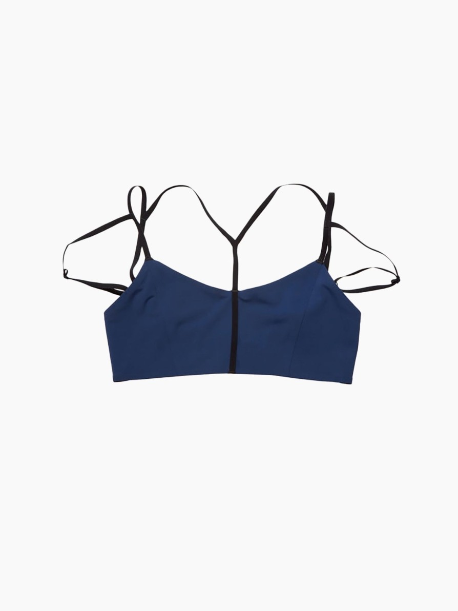 Swimwear & Lingerie RUBAN NOIR | Ruban Noir J'Ai Eu Des Flashs Cette Nuit Bra Navy