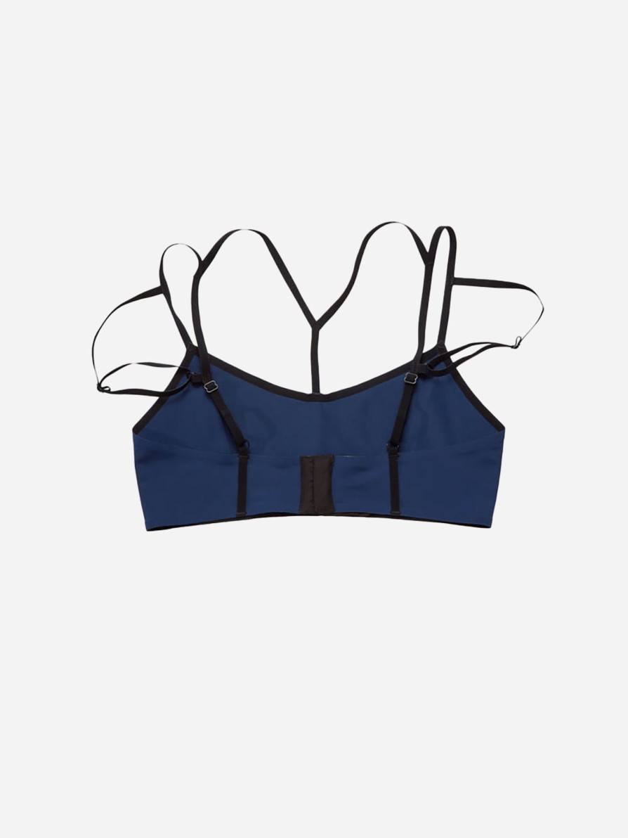 Swimwear & Lingerie RUBAN NOIR | Ruban Noir J'Ai Eu Des Flashs Cette Nuit Bra Navy