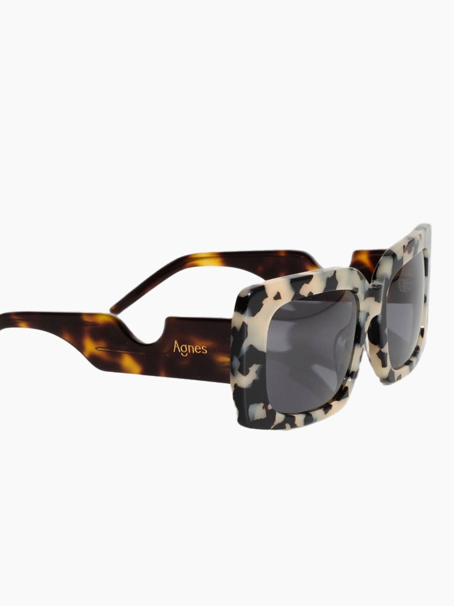 Bags & Accessories AGNES EYEWEAR | Shopcurve Agnes Eyewear Jordan Jungle Sunglass Brown/Beige