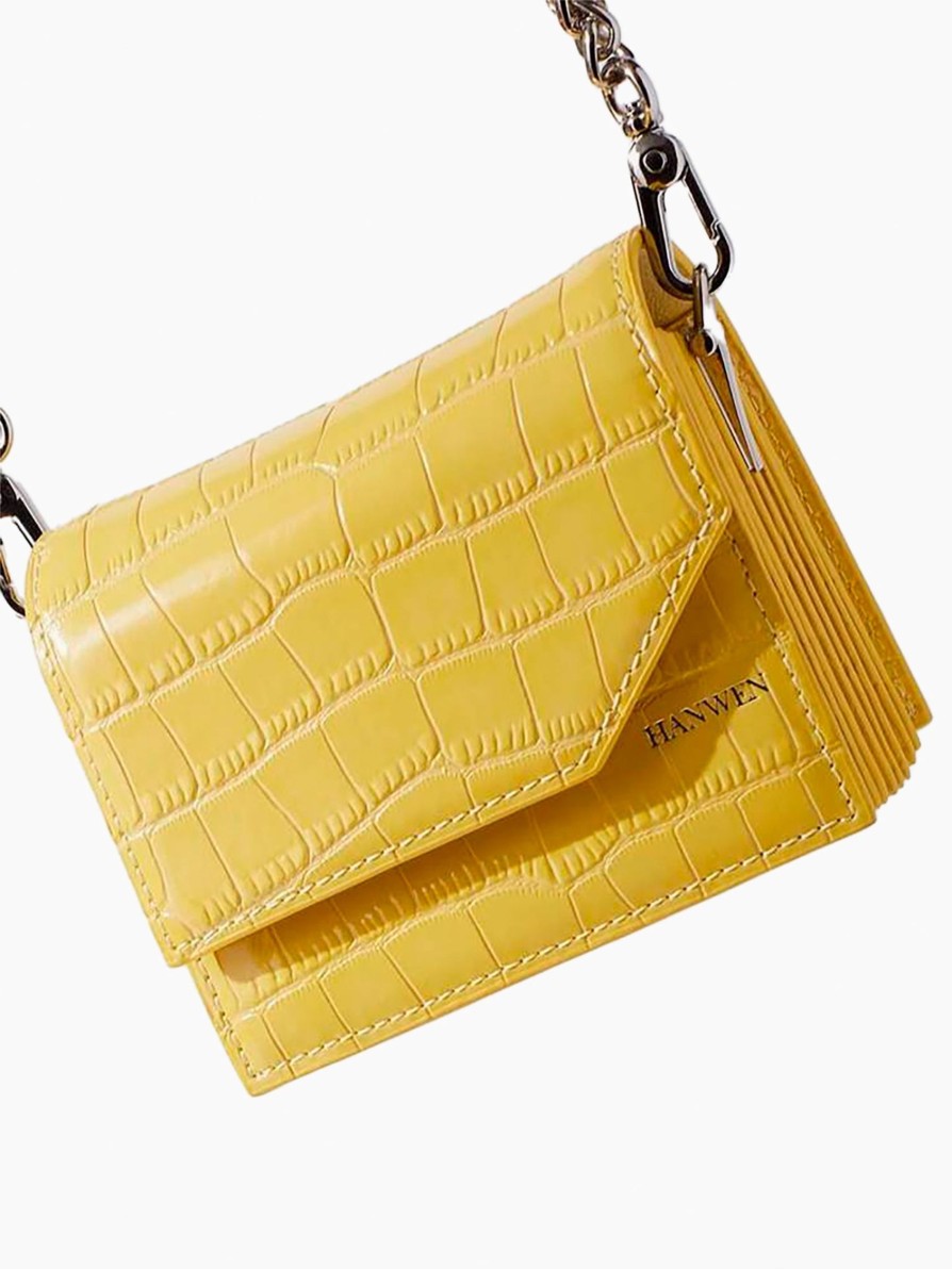 Bags & Accessories HAN WEN STUDIO | Shopcurve Naomi Nano Crossbody Cardholder Lemon