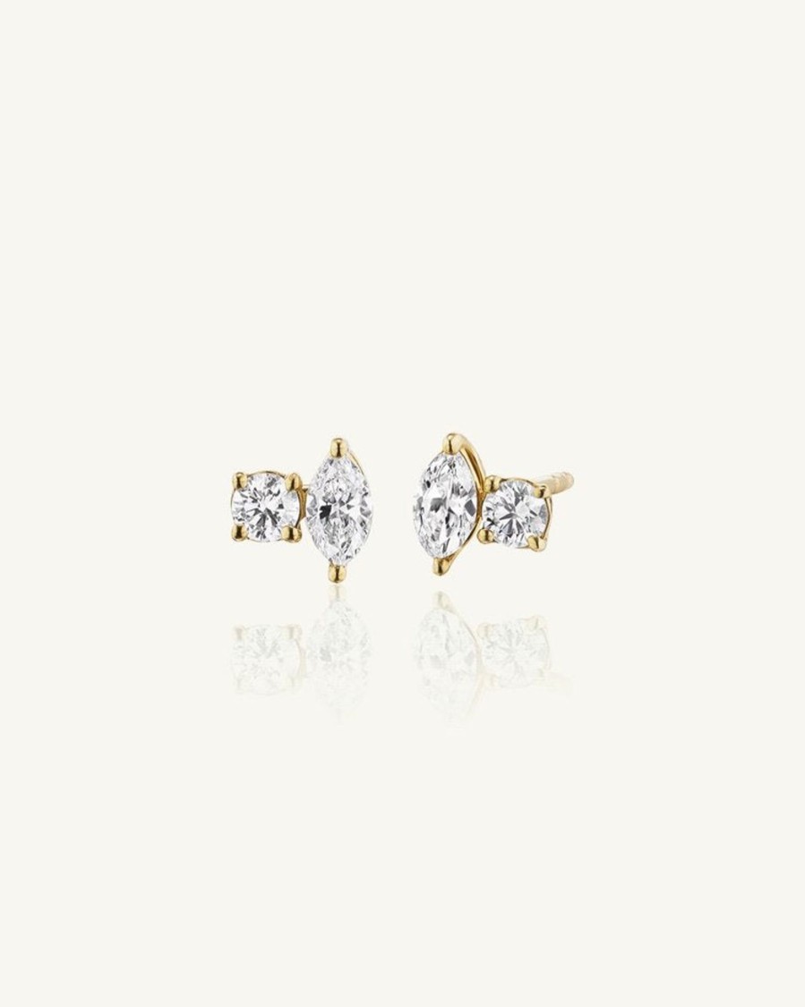 Fine Jewelry ALTRUIST JEWELRY | Altruist Crosby Street Studs Yellow Gold