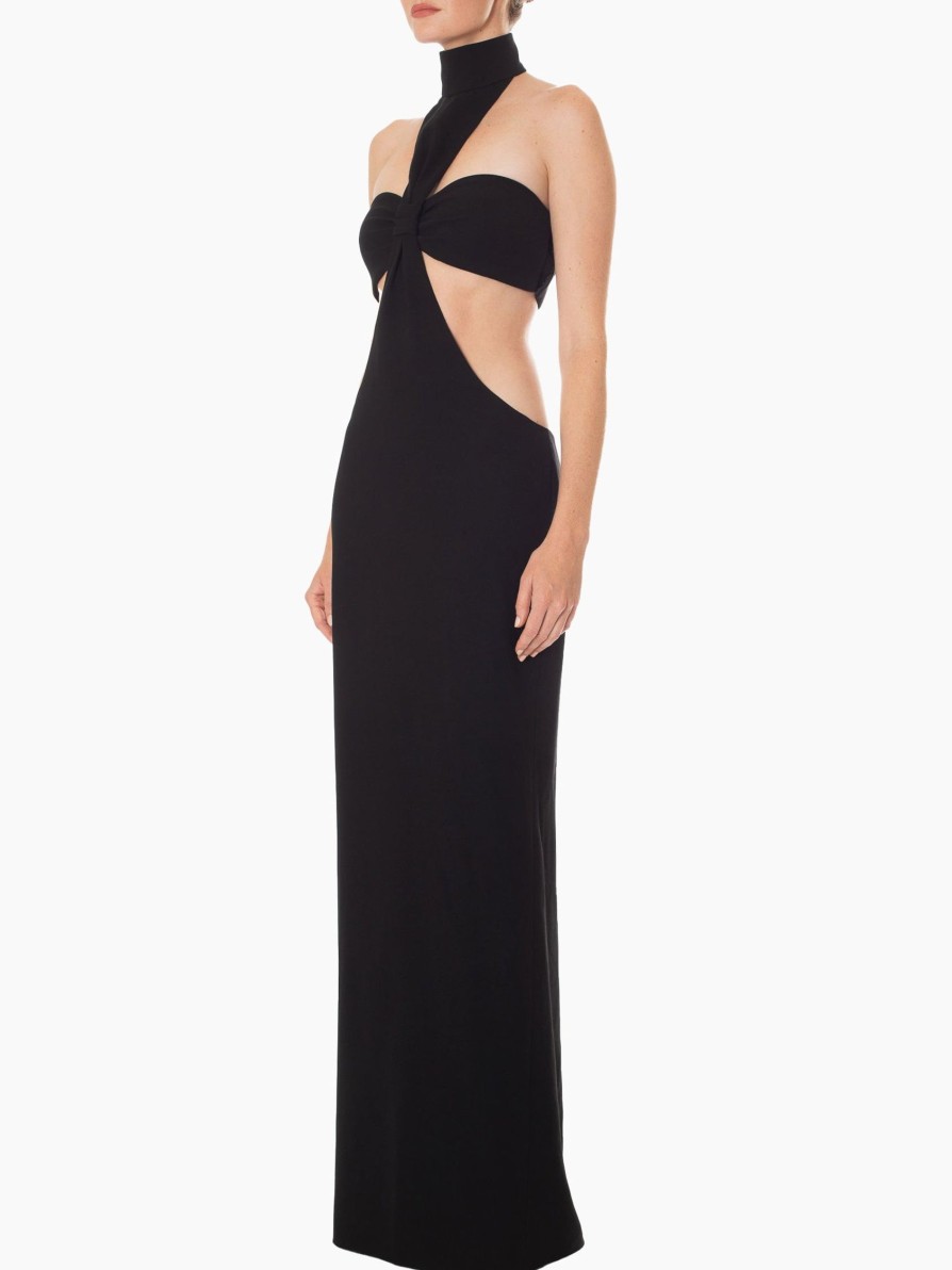 Dresses MONOT | Monot Turtleneck Bandeau Maxi Dress