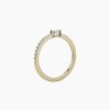 Fine Jewelry ANEV | Anev Baguette Dia Ring Yellow Gold