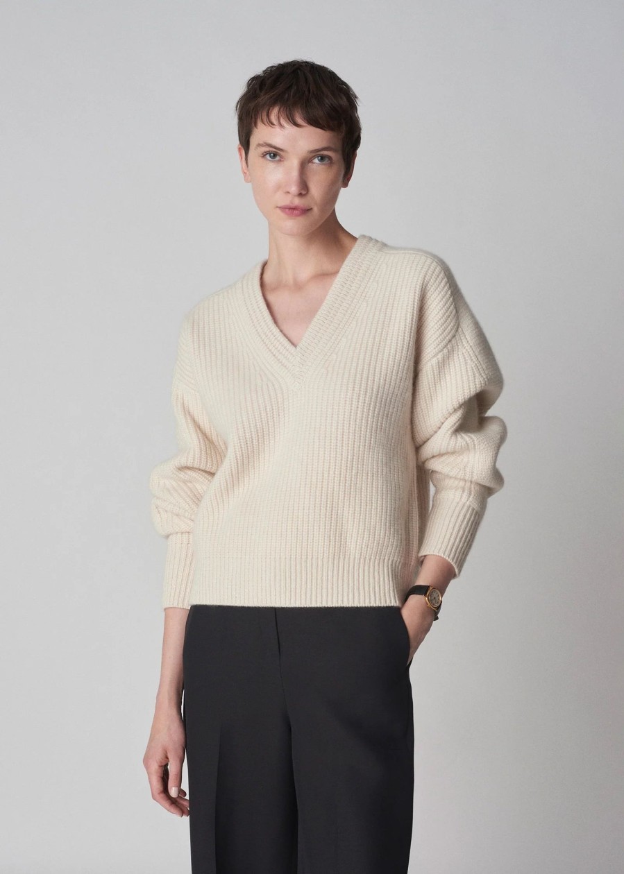 Sweaters & Knits CO | Co V-Neck Sweater In Cashmere