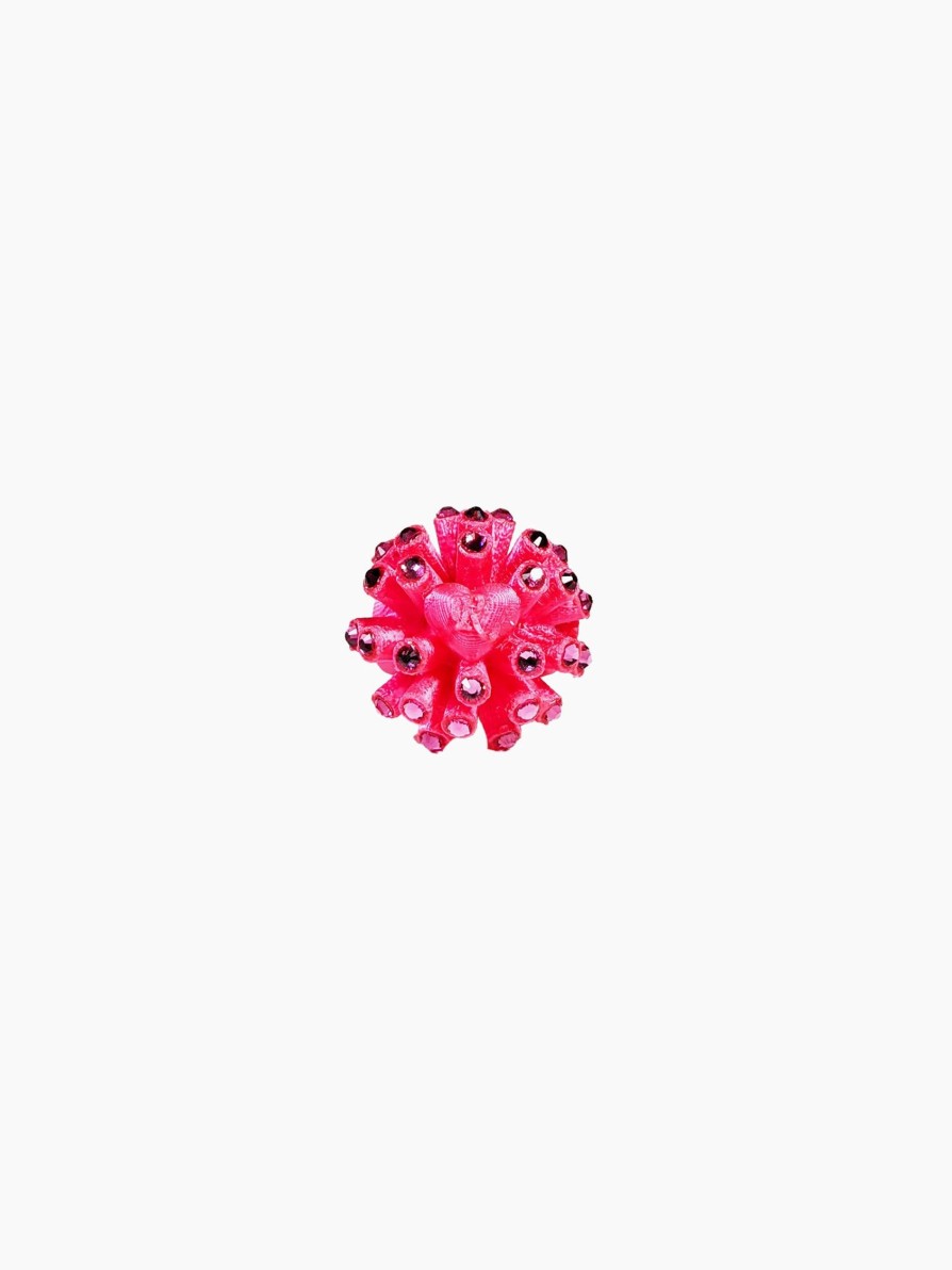 Costume Jewelry ROUSSEY | Roussey Date Ring Fuchsia