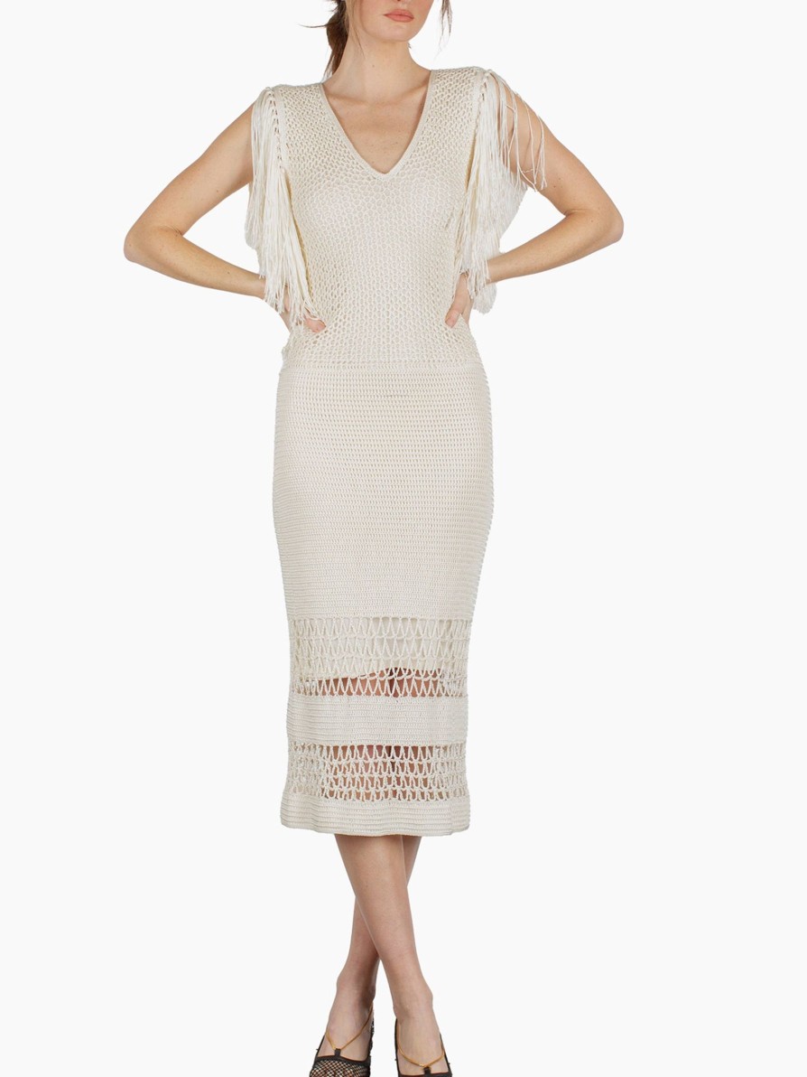 Dresses SILVIA VASSAO x CURVE | Silvia Vassao X Curve Caroline Dress Cream