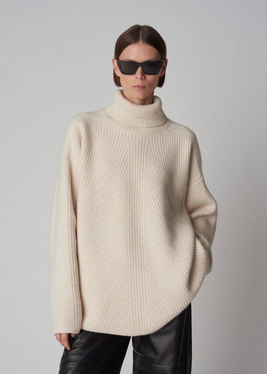 Sweaters & Knits CO | Co Turtleneck Sweater In Cashmere Ivory