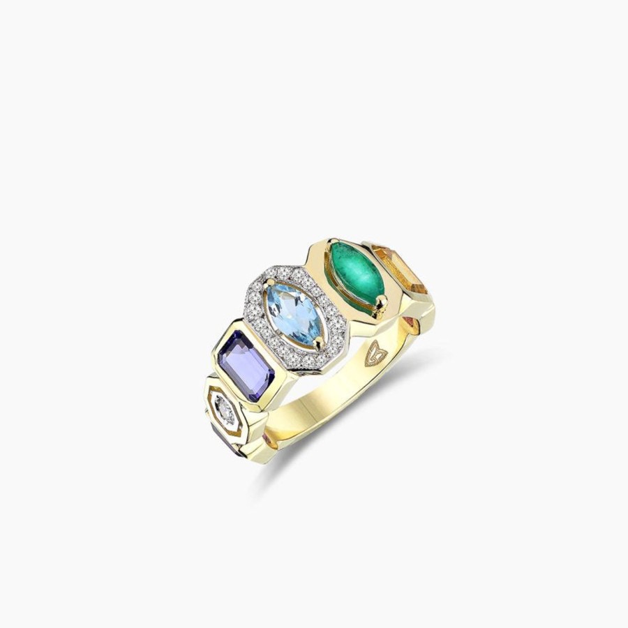 Fine Jewelry MELIS GORAL | Melis Goral Focus Chakra Band Ring Yellow Gold