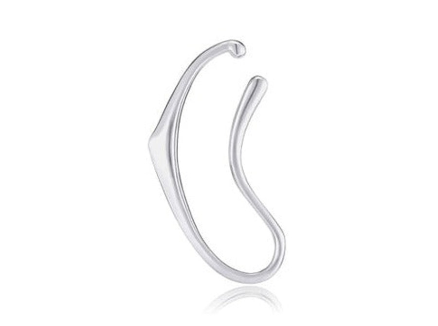 Costume Jewelry HERADI | Heradi Wave 051 Ear Cuff Silver