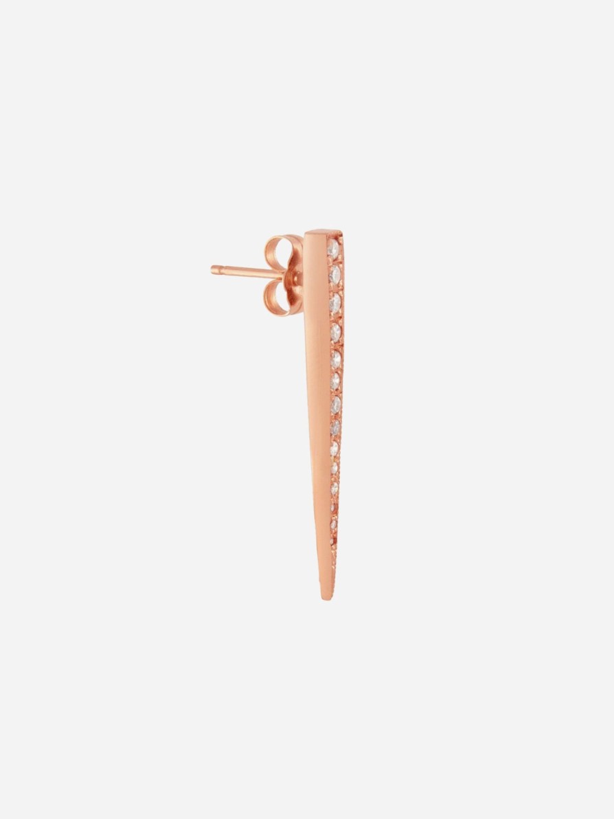 Fine Jewelry JACQUIE AICHE | Shopcurve Jacquie Aiche Large Ice Pick Stud Rose Gold