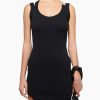 Dresses BOYAROVSKAYA | Boyarovskaya Layered Jersey Dress Black