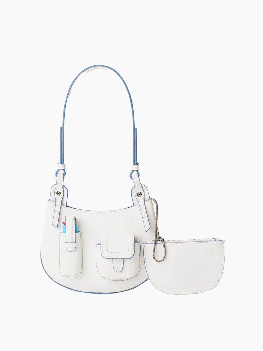 Bags & Accessories HAN WEN STUDIO | Han Wen Studio Leah Front Pocket Mini Saddle Bag